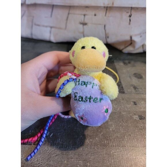 Happy Easter plush duck chick window cling toy Decor - Picture 1 of 5